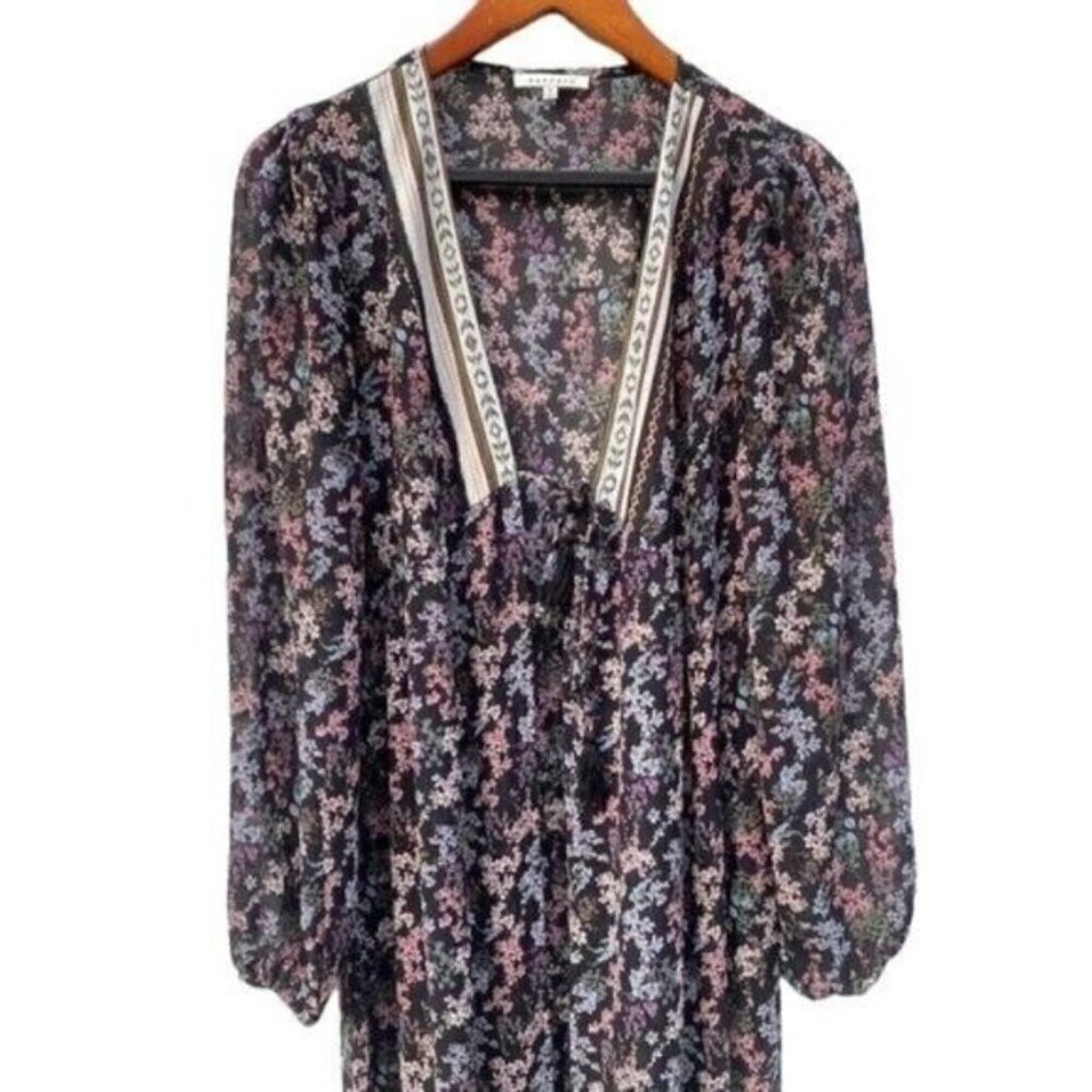 Baevely Boho Floral Kimono Duster Coverup - Picture 2 of 16
